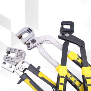 clu Manual Stud Crimper Pliers Heavy Duty Metal Keel Punching Tool Hand Punch Locking Pliers ulc
