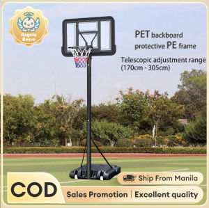 Standard Basketball Hoop Set For Teenagers and Adults Basketball ring and board set Height-adjustable 10FT Outdoor basketball court Basketball ring with stand 10ft