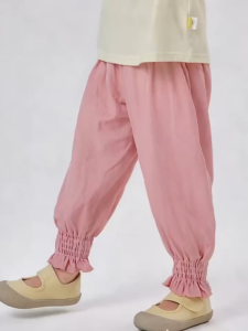 Kids High Quality Cotton Linen Long Pants Trousers Korean CasualPants Perfect for Kids Girls 2-10 Years Old