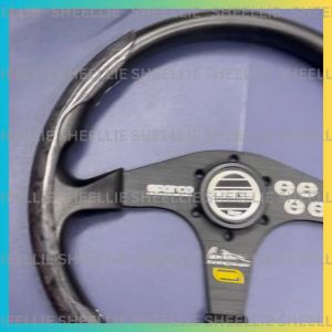 Car Steering Wheel Handle Grip 2 PCS Steering Wheel Cover Wood Design Universal 38cm 14&15 Inches