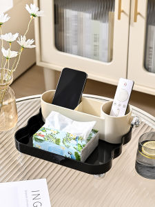 Remote Control Organizer Box Creative Home Storage Solutions Living Room Coffee Table Tissue Box Luxury Bedside Table Multi Functional