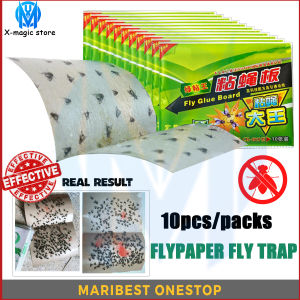 【upgrade】50pcs/bag Fly trap sticky paper Fruit Flies Kitchen Flies Kitchen Flies Sticky Glue Paper Fly Flies Trap Catcher Bugs Insects Catcher Board sticky fly trap fly killer powder