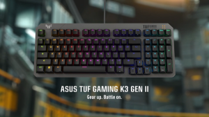 Asus TUF K3 Gen II RA07 97-Key Optical-Mechanical RGB Switch Wired Mechanical Gaming Keyboard