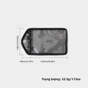 Ngoài Khơi Nhựa PVC Trong Suốt Lưới Mồi Câu Cá Túi Chống Thấm Nước Có Dây Kéo Giải Quyết Lưu Trữ Cho Trolling Đa Năng Câu Cá Túi