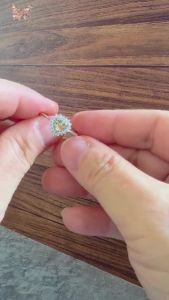 Natural Citrine Adjustable Ring Collection Silver-Plated Yellow Crystal Ring Women Jewelry Gift November Birthstone (Style #16)-RRC