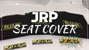 JRP SEAT COVER TAHI YELLOW LOGO LIHA/SAND PAPER TEXTURE ANTI-SLIP