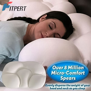 All-round Sleep Pillow Egg Sleeper Memory Foam 3D Neck Micro Airball Pillow Deep Sleep Soft Orthopedic Neck Pillow Pain Release