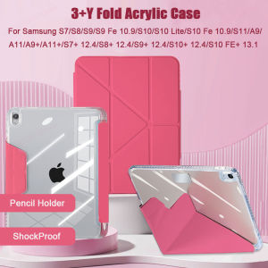 For Samsung Galaxy Tab S11 S10 Lite S9 FE 10.9 S8 S7 A9 A11 Plus 11 inch Case S10+ S9+ S8+ S7+ Plus FE 12.4" Pencil Holder Cover