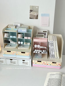 กล่องเก็บของสำนักงานโต๊ะทำงานแบบวางตะแกรงขนาดใหญ่ กล่องเก็บของสำนักงานแบบวางตะแกรงสำหรับบ้านและหอพักนักเรียน