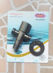 Kran Shower Kloset Soligen YG 4 Grey Stainless Steel Sus 304 Drat 1/2 Inchi - Kran Closet - Kran Tee Shower - Kran Kamar Mandi
