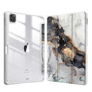 เคสสำหรับไอแพด Pro 11 2020-2022 Pro 12.9 5th 4th อากาศ10.9 2024อากาศ11 M2 M3 Air 13 Pro 11 M5 M4 Pro 13 7/8/9th รุ่น10.2 11th เจนเนอเรชัน10th (A16) เคสแท็บเล็ต TPU โปร่งใสด้านหลัง8.3 A17 Mini 6 Mini 7 6th