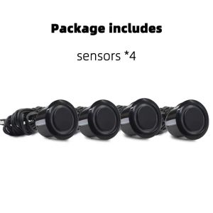 4PCS Parking Sensors Reverse Backup Radar System Choose From 22mm Ultrasonic Red Black White Silver Gray Gold and More!