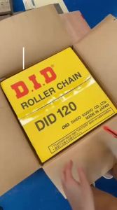 DID โซ่ส่งกำลัง กล่องเหลือง โซ่เดี่ยวเบอร์ 100 120  คุณภาพมาตรฐานญี่ปุ่น Japan แท้100%