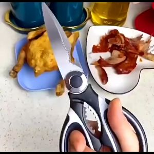 Gunting Besar Dapur Serbaguna Gunting Ikan Ayam Daging Stainless Steel