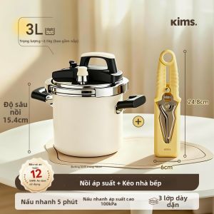 KIMS COOK | Nồi Áp Suất Mini Gọn Gàng Cao Cấp Dùng Một Lần