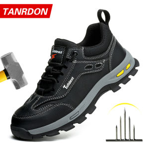New Mens Safety Shoes Puncture Resistant Work Shoes Mens Protective Shoes Wear-Resistant Work Boots Tactical Boots