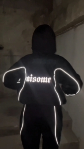 Noisome Sweatpants Reflective Baggy - Basic - Hitam