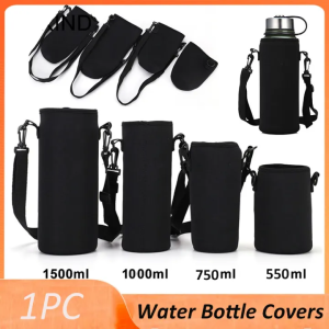 1pc Portable Water Bottle Covers with Strap Bottle Carrier Insulated Cup Cover Bag Holder Pouch Cover Drinkware Tools