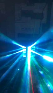 Multi-Functions Strobe Stage Light 5 in 1 Laser Light Switch DMX Control for DiscoParty etc.