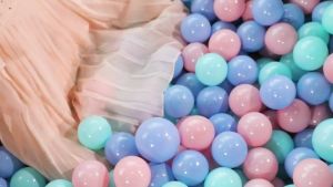 Colorful Pit Balls 500/1000 Pcs Phthalate Free BPA Free Plastic Ocean Balls Crush Proof Stress Balls for Kids Playhouse Ball Pool Pit Accessories