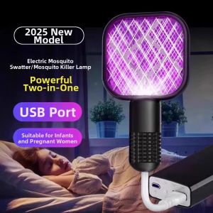 GUOQI | 2-in-1 Electric Mosquito Racket & Light Portable Insect Killer