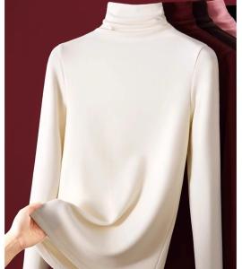 Stacked Neck Thickened Warmth Turtleneck Sweater