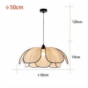 Retro Fashion Simple Dining Room Living Room Chandelier Lotus Art Bedroom Sky Lantern Atmosphere Lighting Cafe Lamps