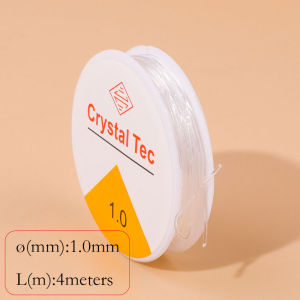 Clear Crystal Elastic Beading Thread Stretch String Cord For DIY Bracelet Necklace Jewelry Making 0.4-1.0mm Multiple Sizes