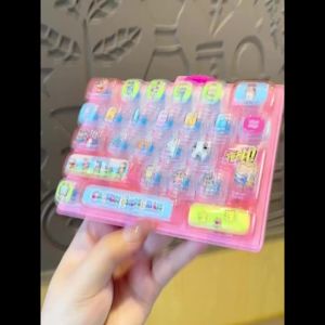 Bandai | Cute Anime Crayon Shinchan 26 Keyboard Decompression Key Chain26 Keyboard Pendantbag Pendant Decorative Toysideal Pendanttoys