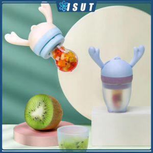 Baby Fruit Food Feeder Antler Handle Design