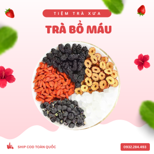 TRÀ ÍCH HUYẾT BỔ MÁU - TRÀ BỔ MÁU TĂNG CƯỜNG SỨC KHỎE  - Tiệm Trà Xưa - Trà hoa thảo mộc - Trà dành cho mọi người