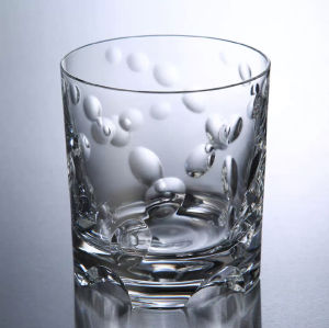 Creative Rotating Whiskey Glass Bar Guide New Model Fun Foreign Liquor Cup Top Crystal Glass Engraved Classic Cup Whiskey Glass