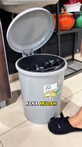 Twins Dolphin GH 2811 / GH 2813 11Ltr / 22Ltr Step-On Pedal Dustbin🔥