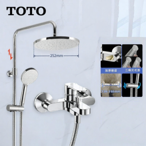 Elevating Large Top Spray Shower Kit