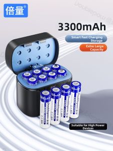 Doublepow | High Capacity Heavy Duty AA Rechargeable Battery Set 1.2V