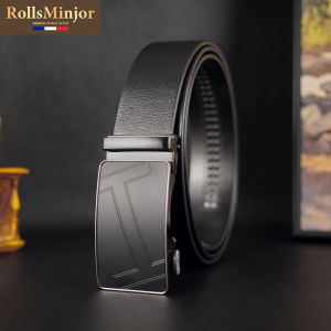 Rolls Mingjue Classy Belt Mens Leather Belt Mens Middle-Aged Leisure Business Mens First Layer Cowhide Pant Belt Tide