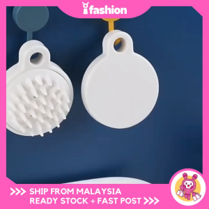IFASHION 1738 Hair Scalp Massage Brush Shampoo Comb Silicone Soft Hair Massager Alat Urut Kepala Mandi