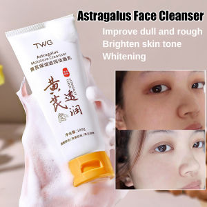 ⭐️【Local warehouse+COD】⭐Astragalus Cleanser Whitening Facial Cleanser Oil Control Moisturizing Cleansing Brighten Balance Foaming Cleanser Skin Care Wash Refreshing