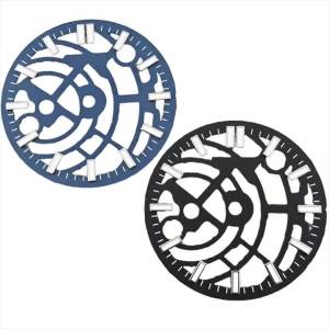 RICHUS 28.5mm Watch Dial Blue Green Luminous Fit NH34 NH35 NH70 NH72 Movement Watch Accessories