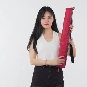 Life Jacket Pelampung Portable Sabuk Pelampung Airbag Mengembang Manual Untuk Kapal Mancing Arum Jeram Kayak