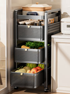B&W | Movable Multi-level Vegetable and Fruit Storage Rack