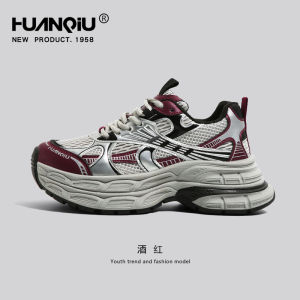 Giày Thể Thao Màu Bạc Thường Ngày Cho Nữ Giày Thể Thao Mùa Đông Giày Thể Thao Màu Đỏ Rượu Vang Giày Bố Giày Đế Dày