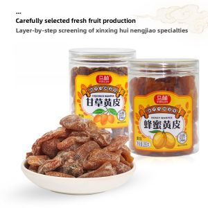 Buy 2 Get 1 Free Marin Honey Licorice Yellow Fruit*1 Bottle Preserved Fruit Parchment Dry Fruit Snacks Chinese Specialty