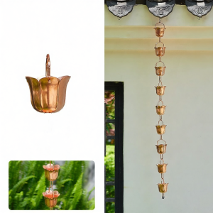 SHENGXUE | Chinese Japanese Style Rain Chain with Bells for Gutter Drainage