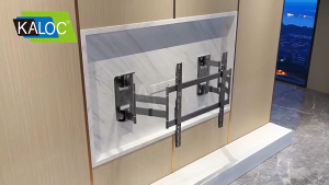 Elite Heavy-Duty Corner TV Wall Mount (65"-90") | Ultra-Strong Dual Arm Full Motion Split Plate Bracket (Supports 90kg)