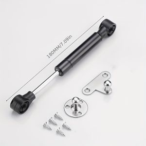 Ultra-Short Gas Struts Aluminum Frame Support Rod for Glass Doors&Cabinets Adjustable Hydraulic Air Pressure Brace Home Hardware