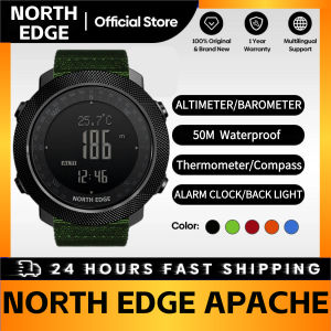 NORTH EDGE APACHE Mens Smart Watch Altimeter Barometer Compass Military Army Smartwatch Swimming Running Clock Waterproof 50m