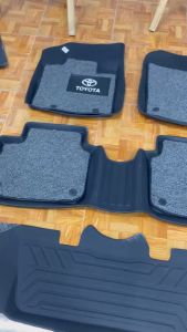Thảm lót sàn Toyota Veloz/Avanza 2020-2025 sàn NHỰA 5D TPE MẪU KHÔNG TRÀN VIỀN RỐI SẴN -TL vừa khít form xe