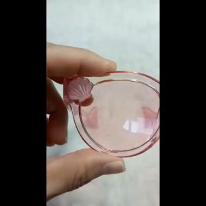 Fashion Kacamata Anak Cewek Cowok Usia 5 Tahun Ke Atas Bentuk Oval Gagang Model Mermaid Full Frame Bening Warna Jelly - ADA CASE