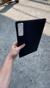 BLACK MATTE COVER INFINIX XPAD GT 13 INCH SILIKONE CASE RUBBER SOFT